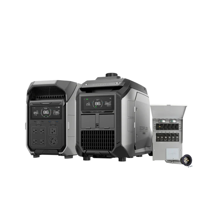 EcoFlow DELTA Pro 3 + Smart Generator 4000 + Transfer Switch
