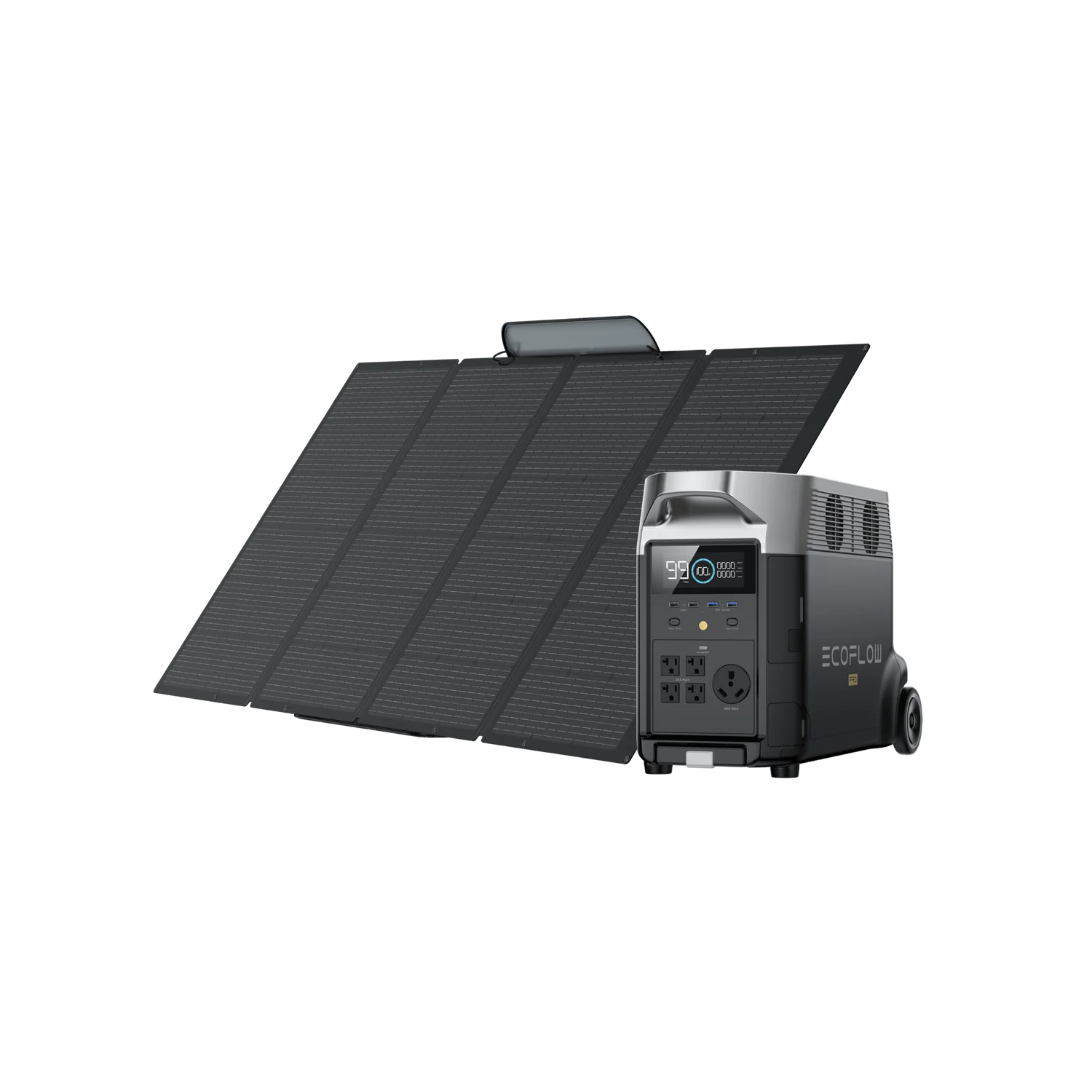 EcoFlow DELTA Pro + 400W Portable Solar Panel