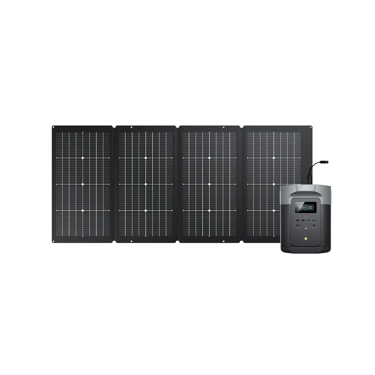 EcoFlow DELTA 2 Max + 220W Portable Solar Panel