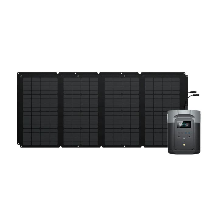 EcoFlow DELTA 2 Max + 160W Portable Solar Panel